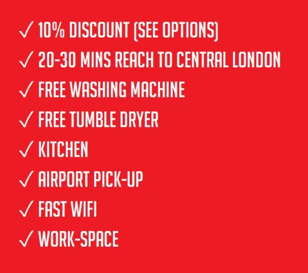 Elephant & Castle - Zone 2 - Private Rooms - Shared Bathroom London Eksteriør bilde